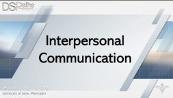 DSPaths Module 108: Interpersonal Communication Image